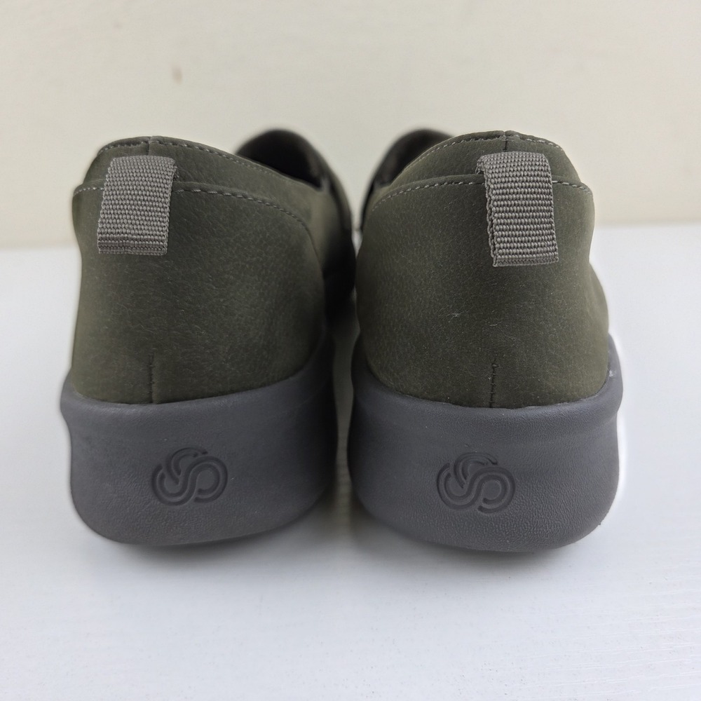 Clarks Cloud Steppers Sillian 2.0 Hope Green Comfort Penny Loafers Wmns Sz 11 W - Picture 7 of 14